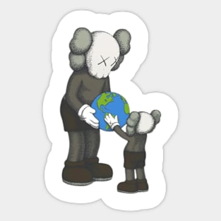 Kaws Design 5 Sticker